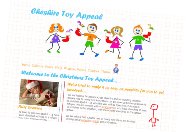 Cheshire-Toy-Appeal - Website Designed by LSEB Web in Crewe, Cheshire