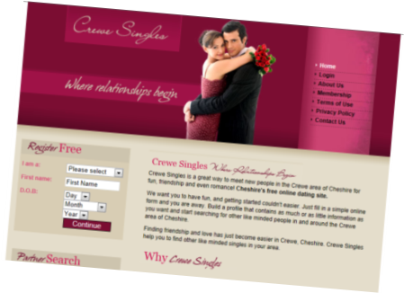 Crewe Singles - Website Designed by LSEB Web in Crewe, Cheshire