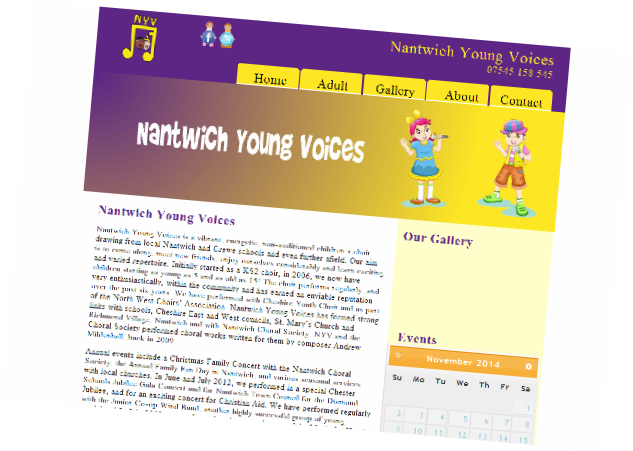 Nantwich-Young-Voices - Website Designed by LSEB Web in Crewe, Cheshire