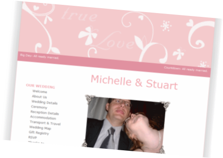 The Wedding of Stuart Bromhead and Michelle Eaton - Website Designed by LSEB Web in Crewe, Cheshire